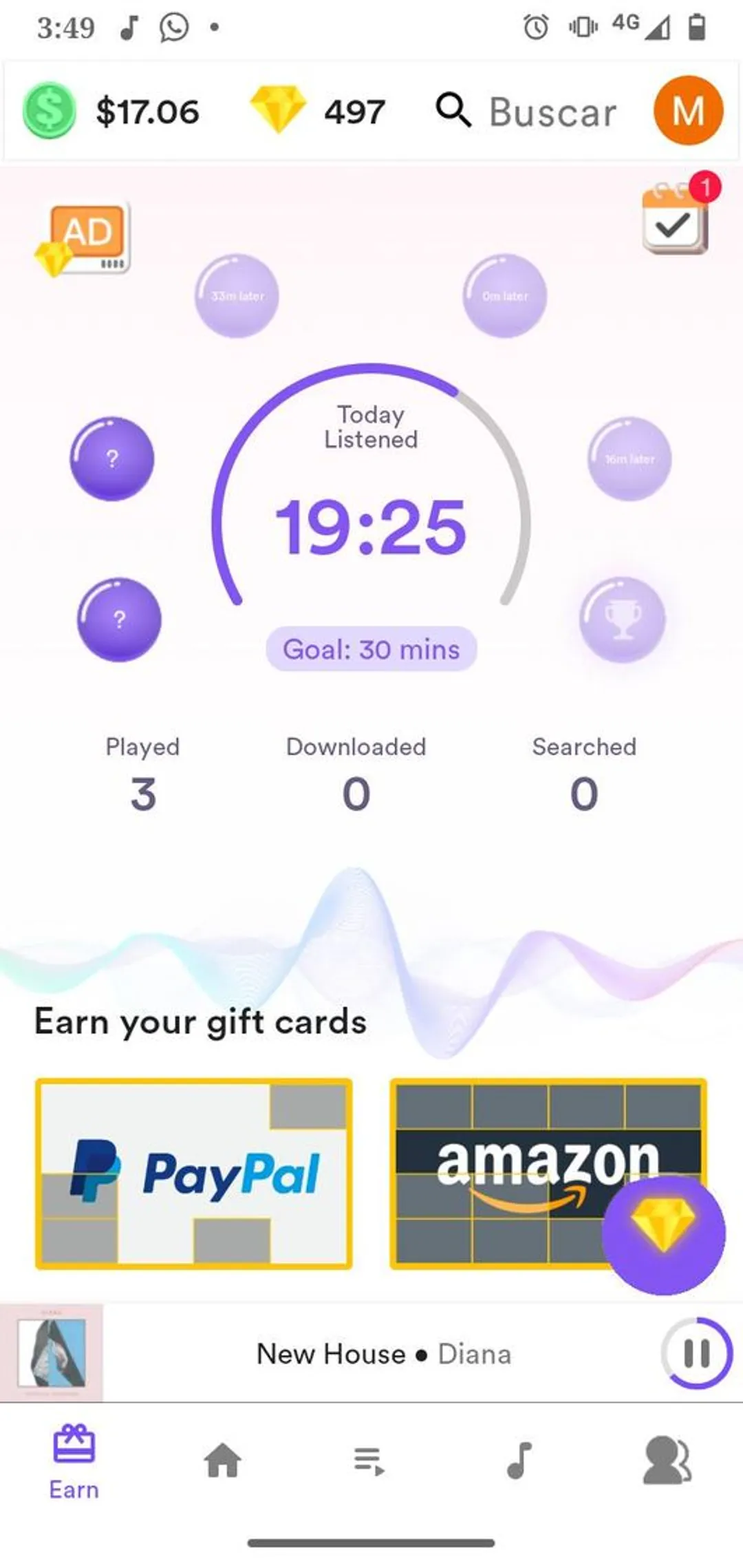 MUSIC GO - GANA DINERO PAYPAL AND GIFT CARDS