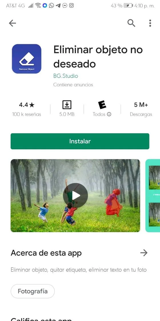 Eliminar objetos no deseados
