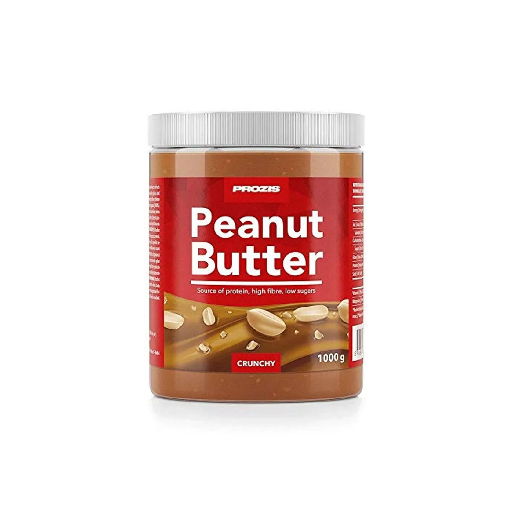Prozis Peanut Butter 1kg - Deliciosa y de Textura Crujiente - Fuente