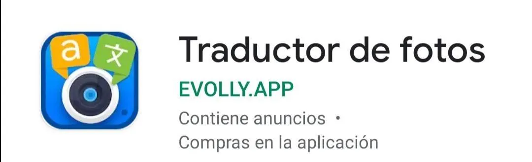 Traductor de fotos