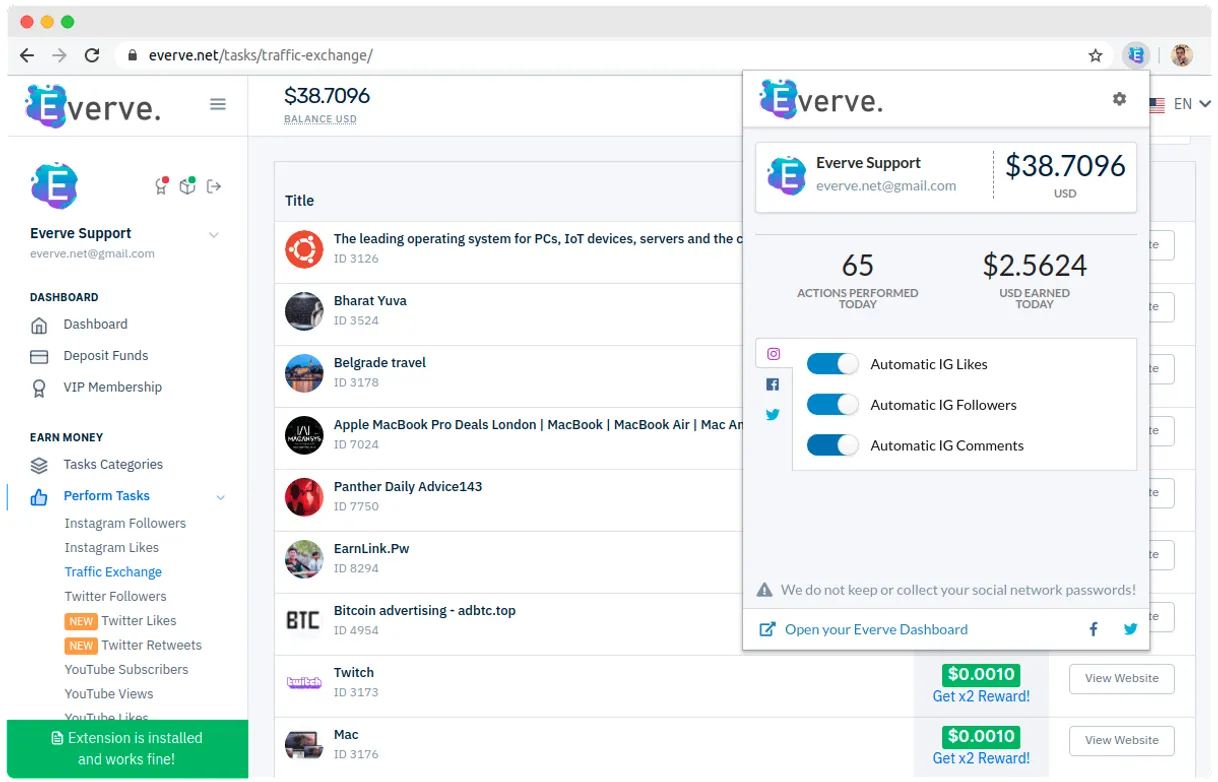 Everve: Social Media
