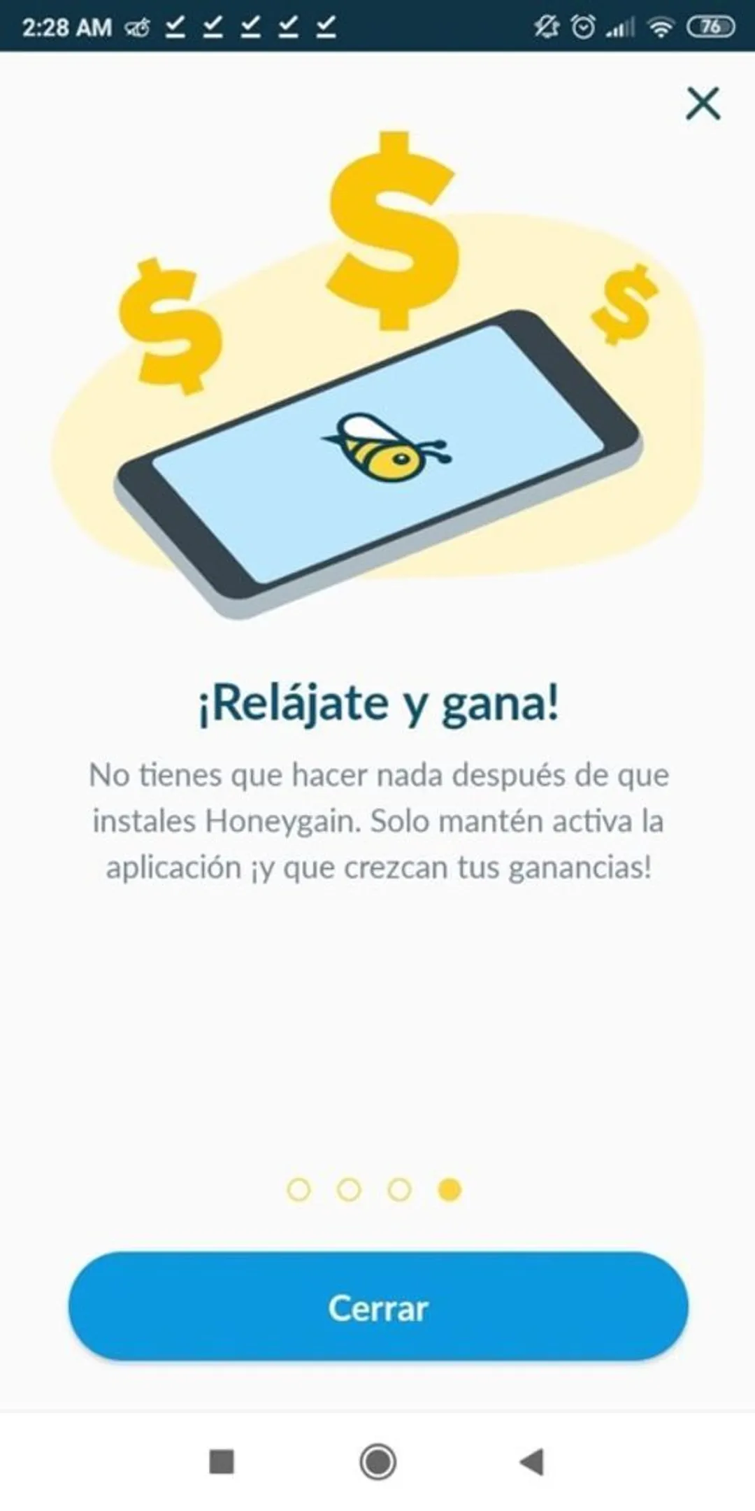 App segura para obtener dinero, $5dolares de regalo!!!