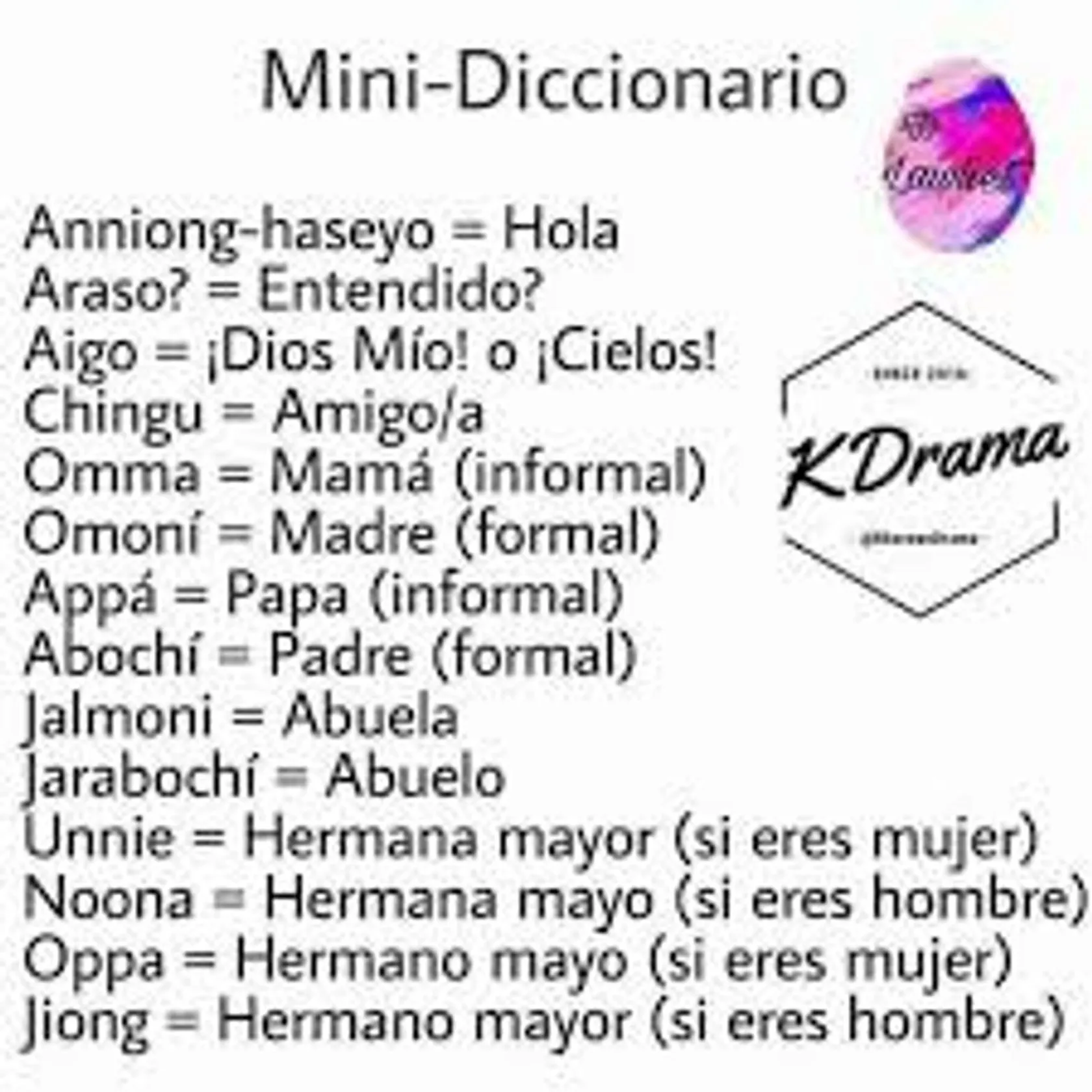 Frases Coreanas Comunes