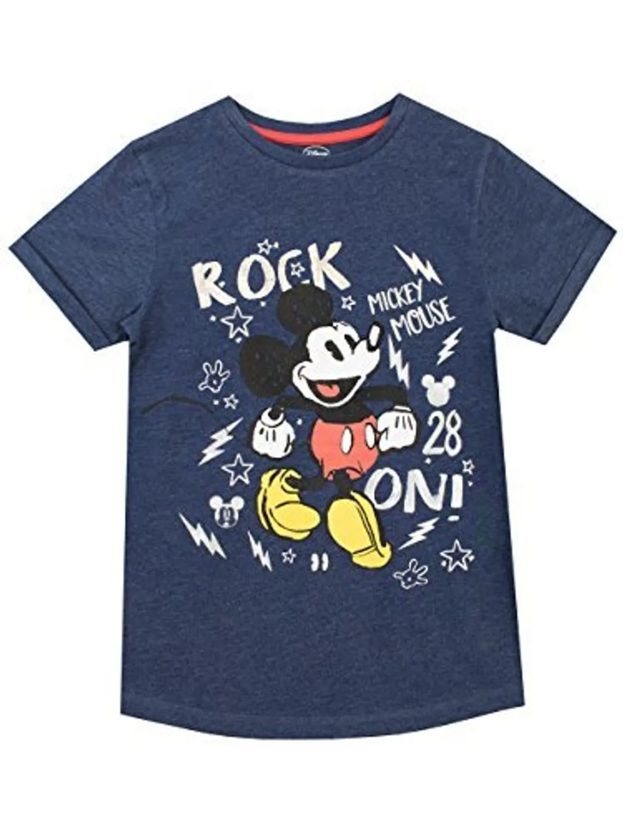Disney Camiseta para niño Mickey Mouse Azul 4-5 Años