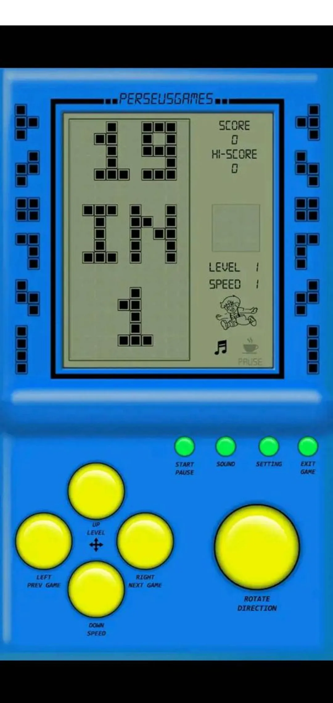 Brick game- melhores jogos de arcade do console dos anos 90