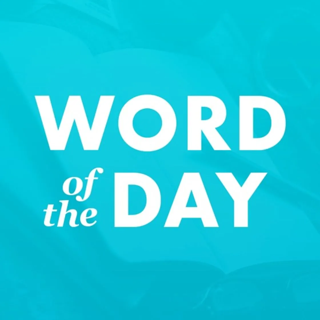 Word of the day: Learn English