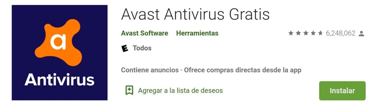Avast Antivirus Mobile (Android)