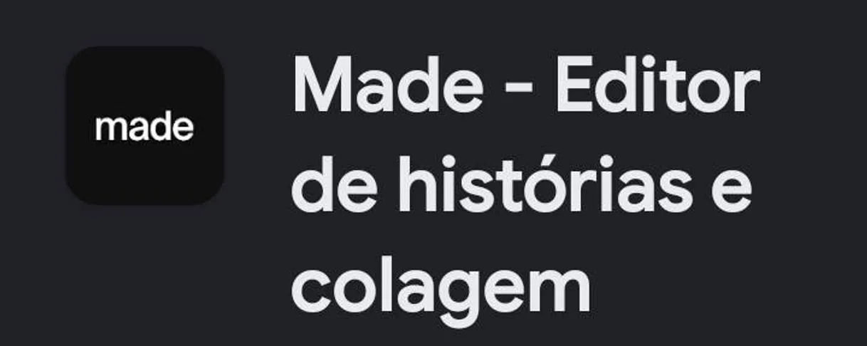 App para edições.