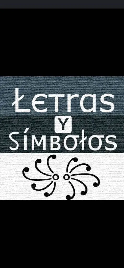 Letras y sรญmbolos
