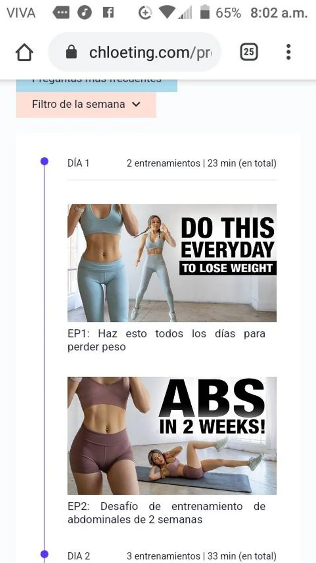 Free Workout Programs - #ChloeTingChallenge - Chloe Ting