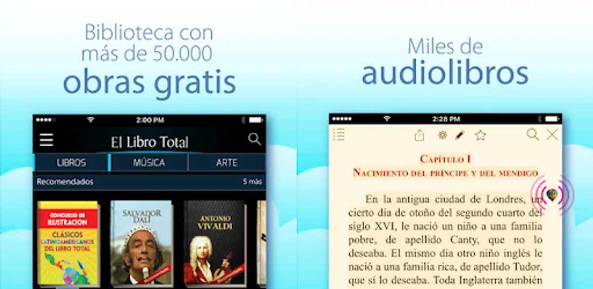 Libros y audiolibros gratis - El Libro Total - Apps en Google Play