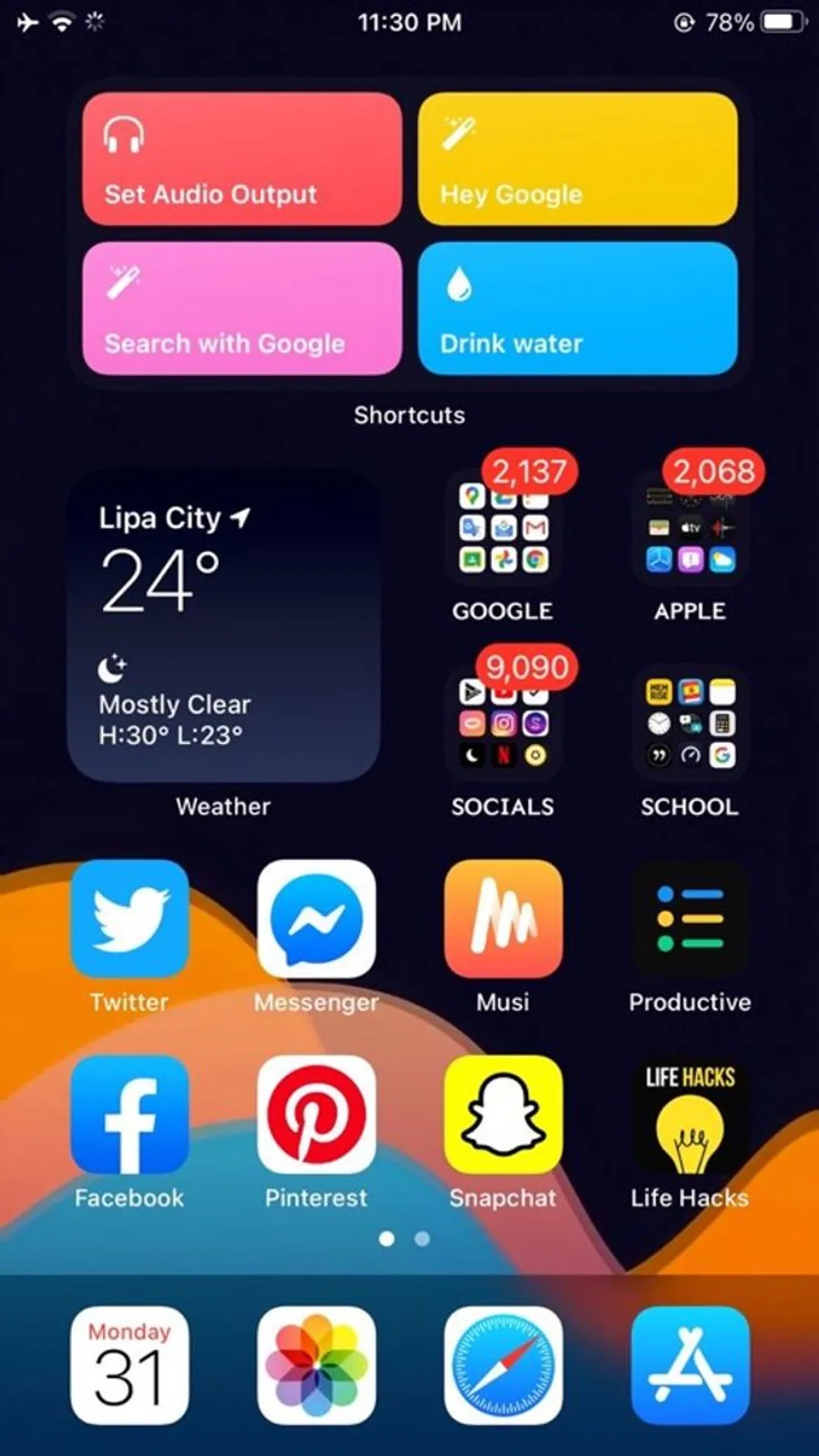 Home Screen Idea #6
