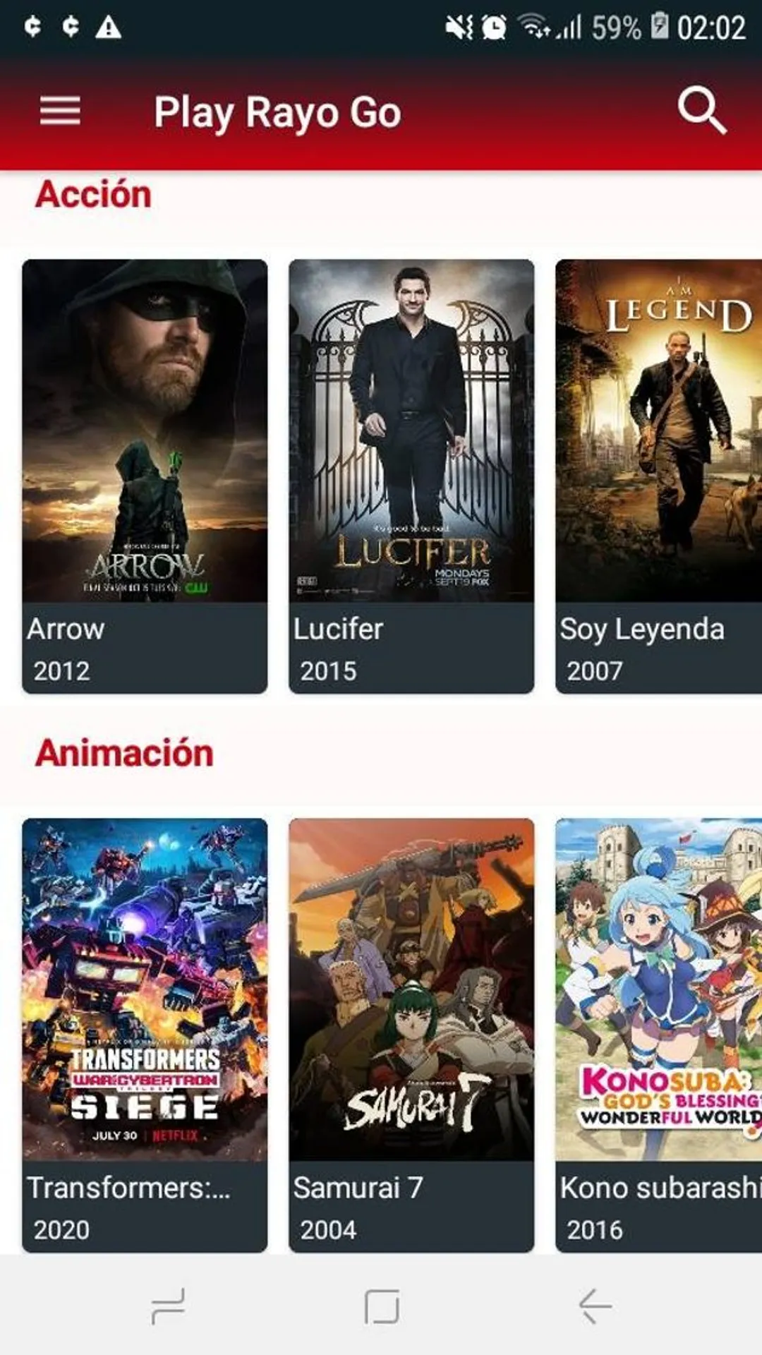 Play Rayo - Peliculas Gratis HD