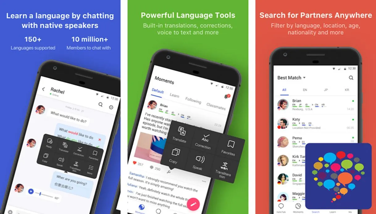 App para practicar idiomas con nativos