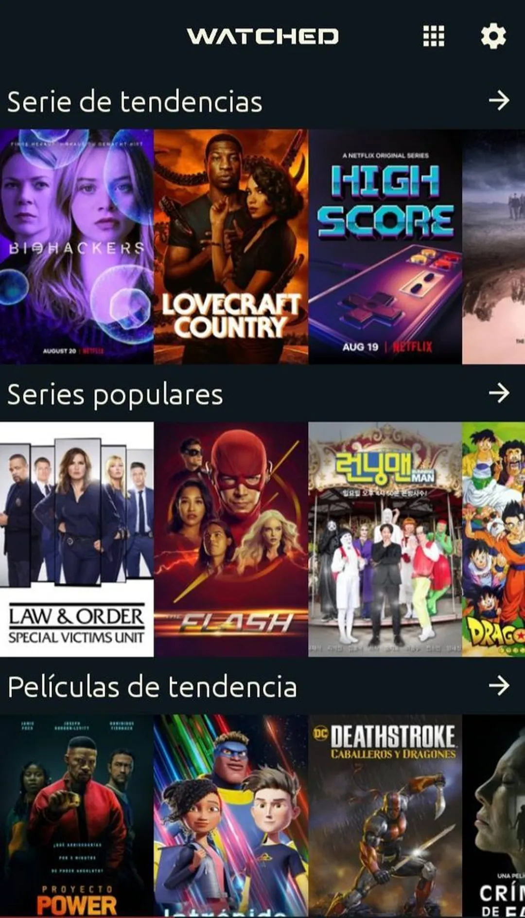 Whatched para Android