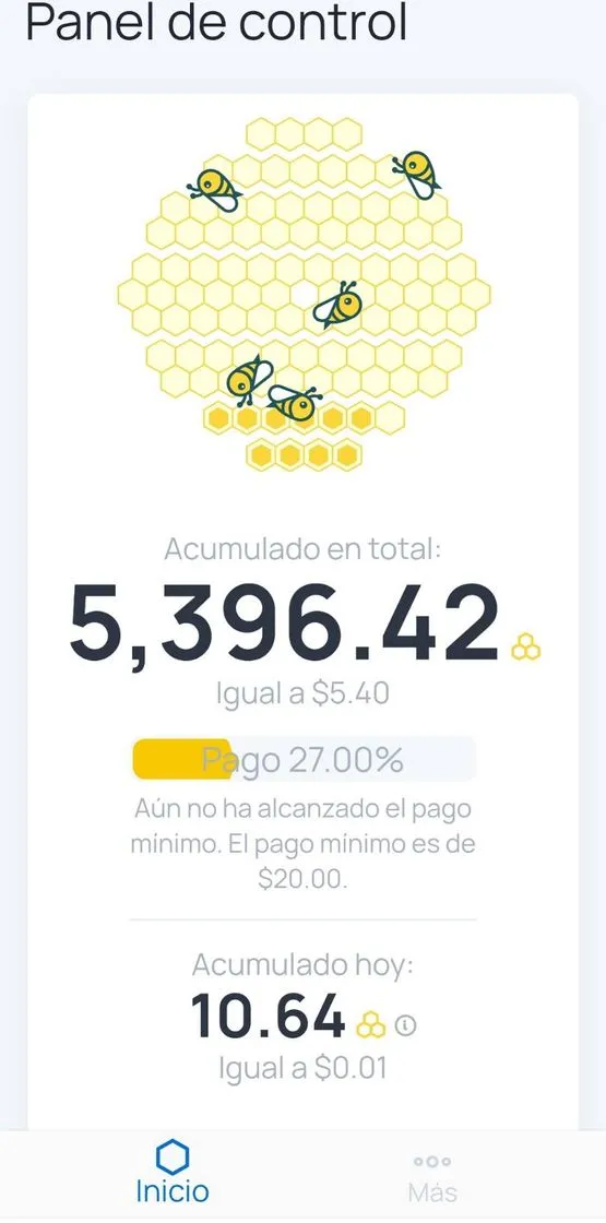 Aplicación honeygain