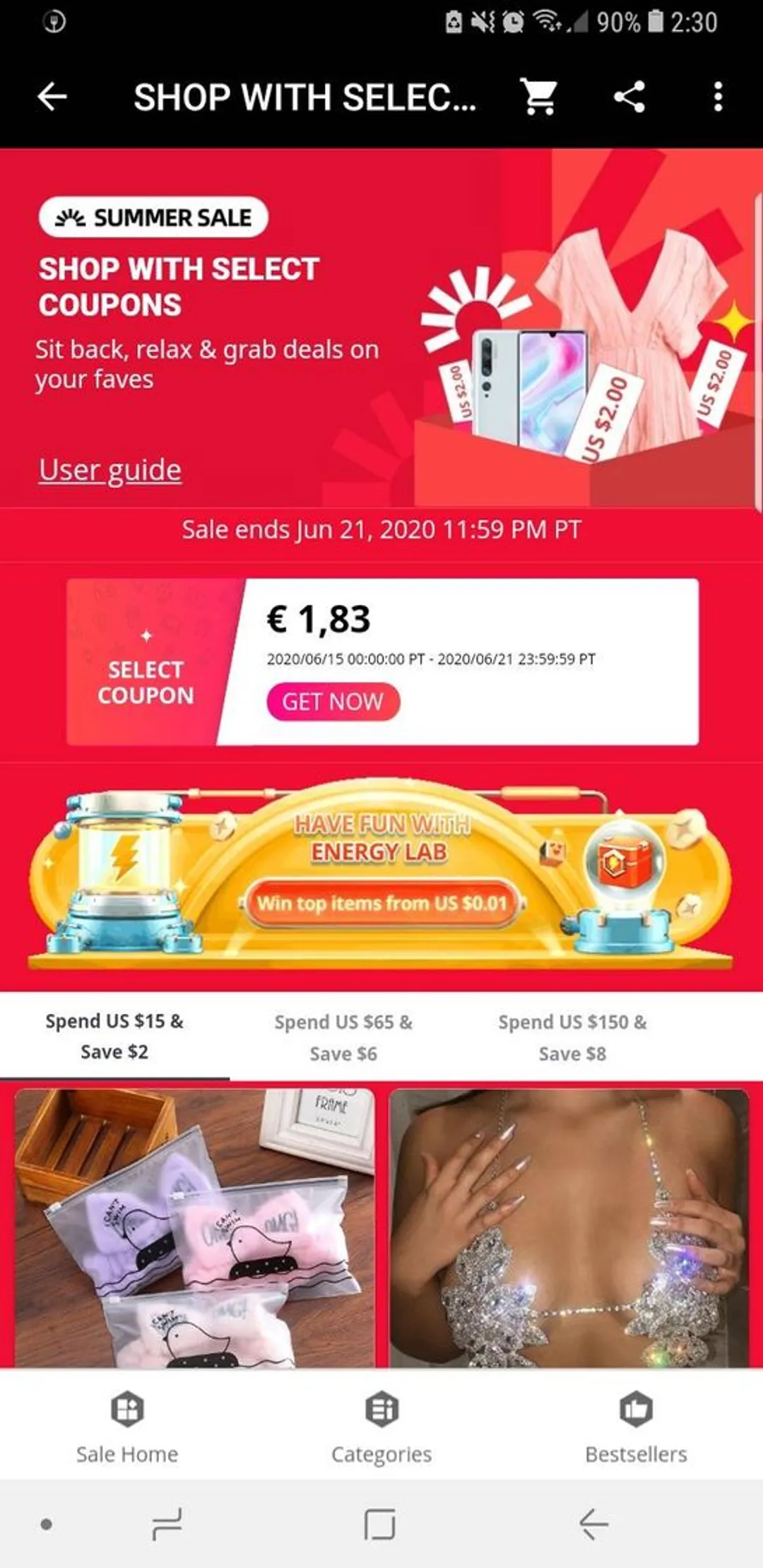 Código descuento AliExpress nuevos usuarios
