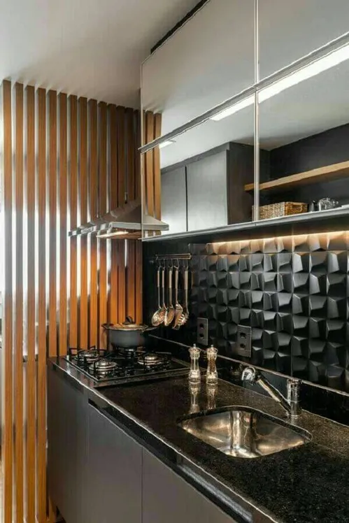 Decoração de cozinha cor cinza chumbo!
