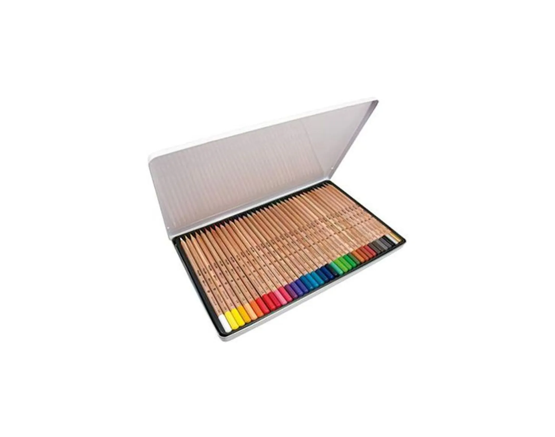 Caja metálica 36 lápices de colores con mina grande Ø3
