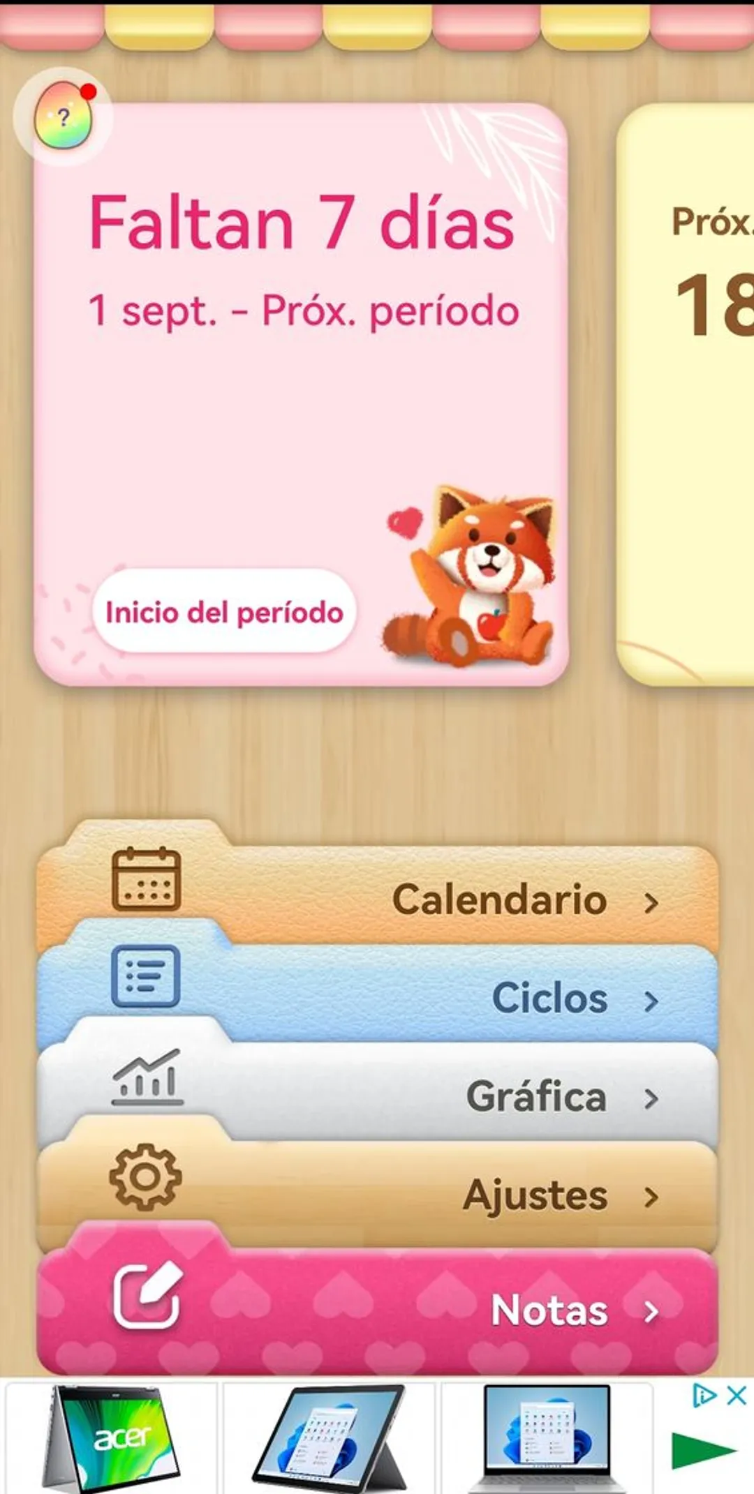 Mi Calendario de regla