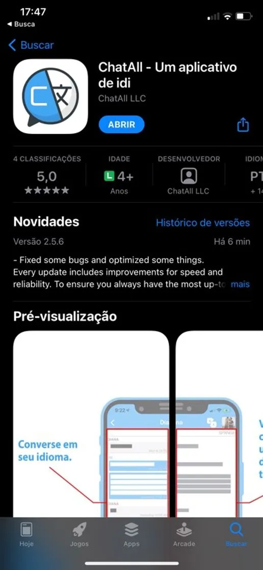 APP PARA CONVERSAR TRADUZINDO MENSAGENS