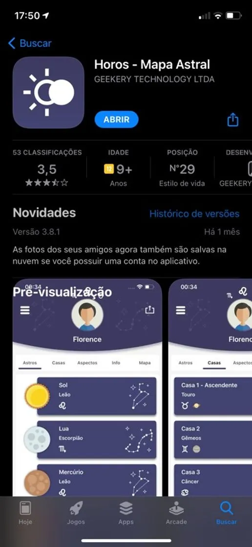 APP QUE MOSTRA TUDO SOBRE O SEU MAPA ASTRAL.