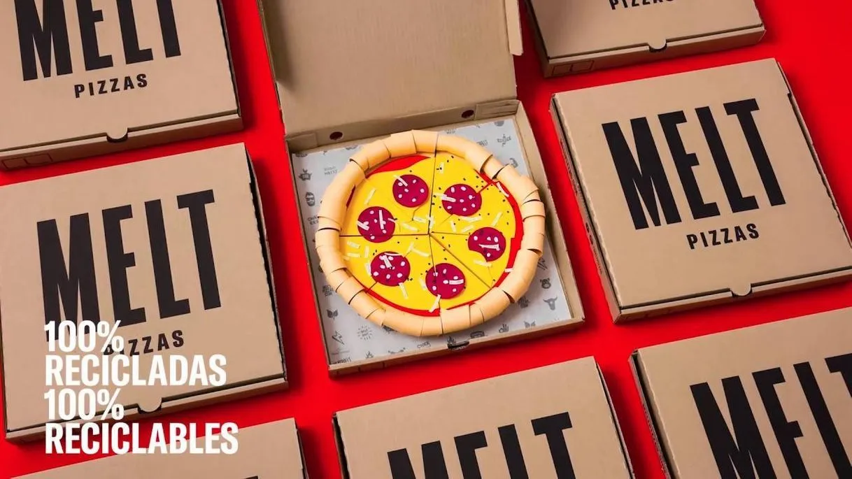 Melt pizzas