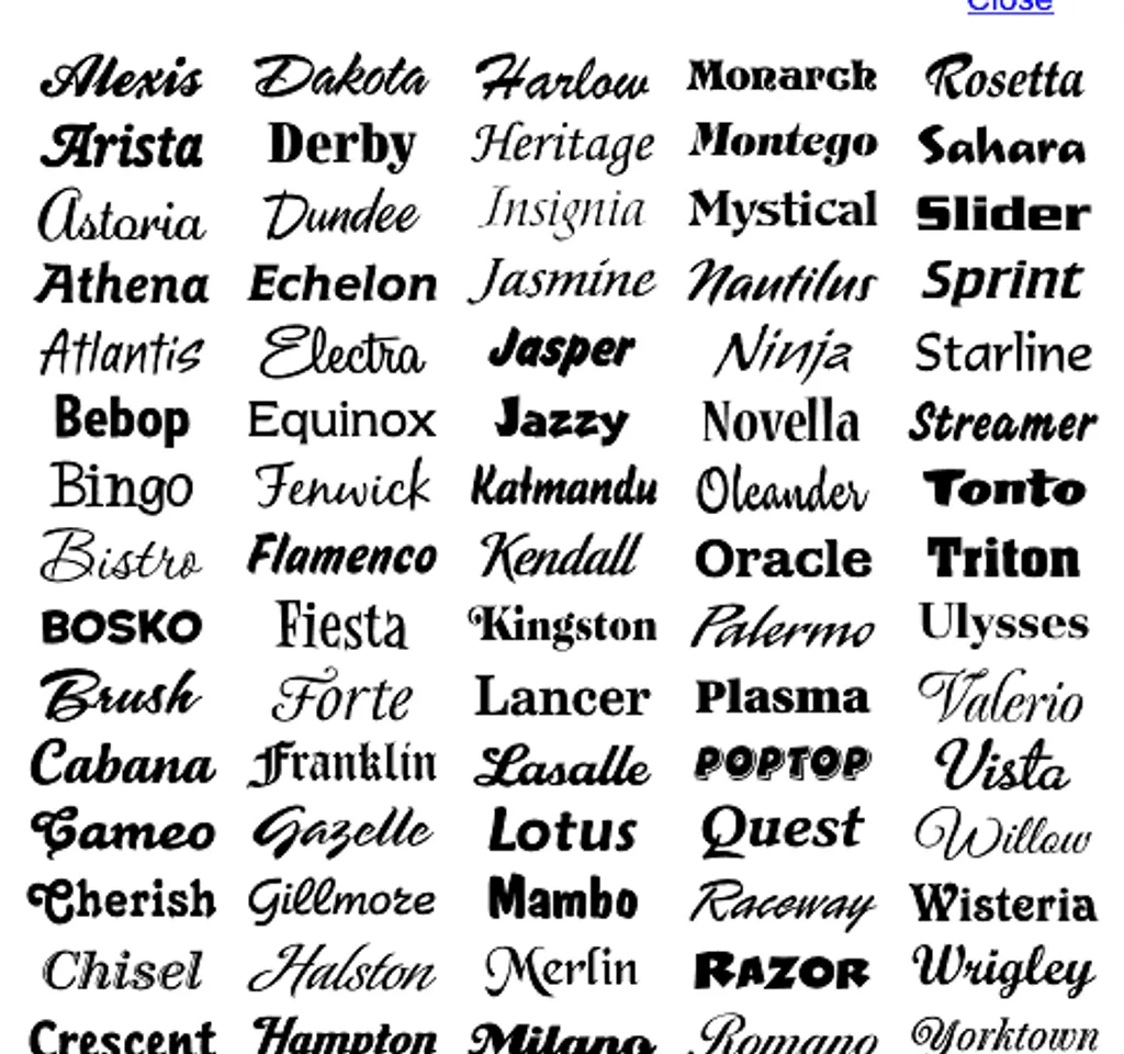 Fonts