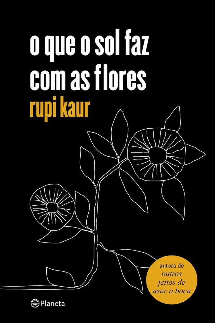O que o sol fez com as flores