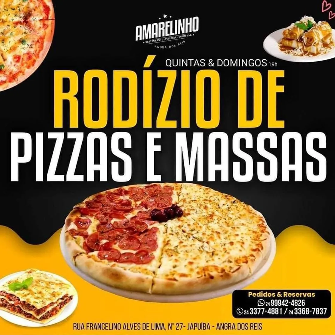 Amarelinho - Pizzaria, Sushi Bar & Restaurante