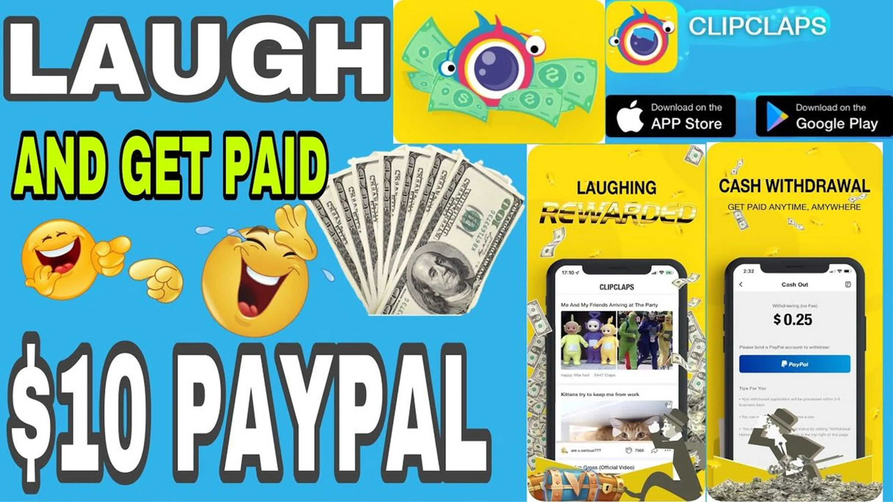 ClipClaps - Cash for Laughs