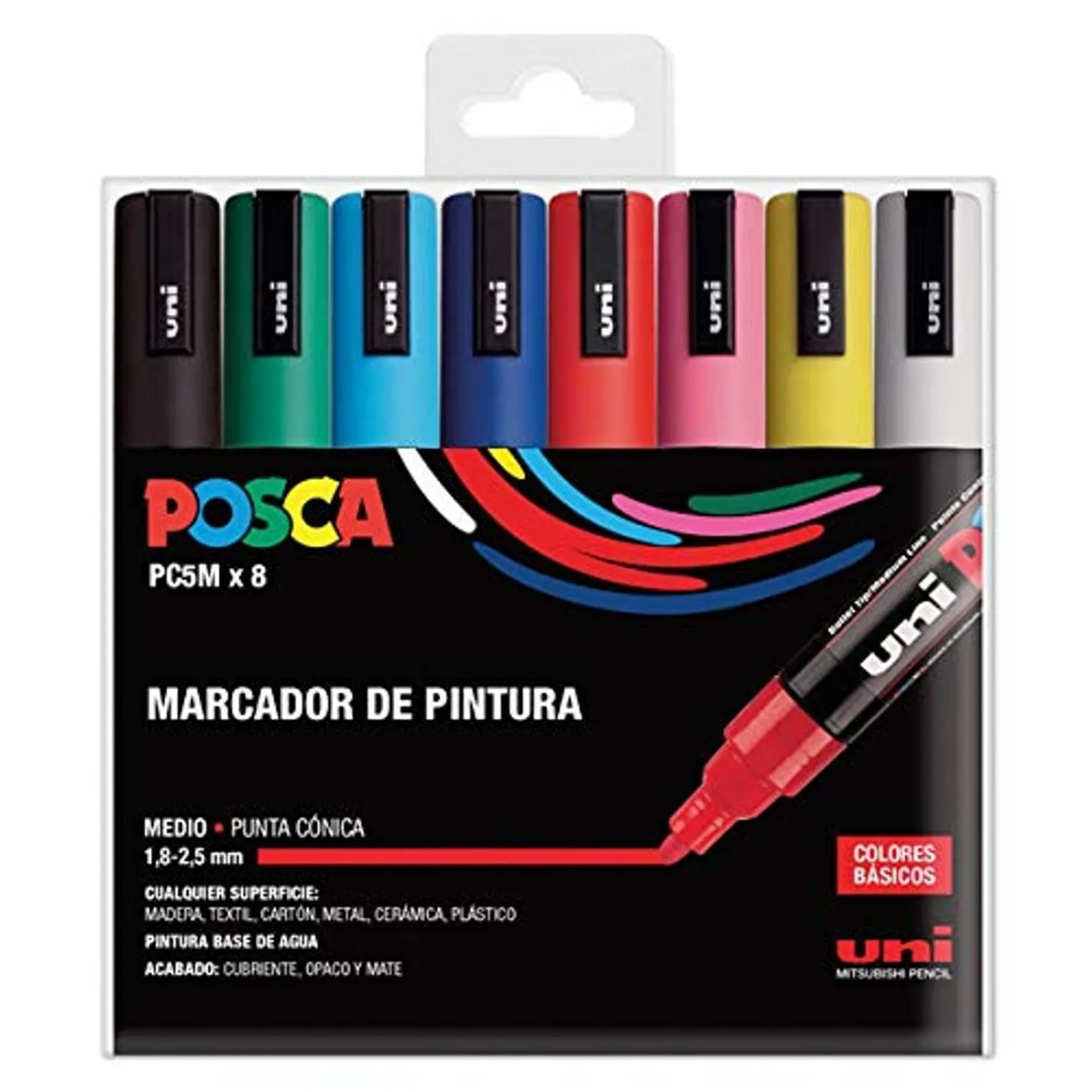 UNI Posca Set PC 5M Basic