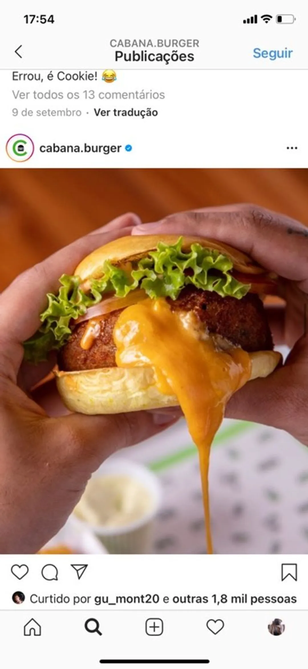 Cabana Burger Oscar Freire