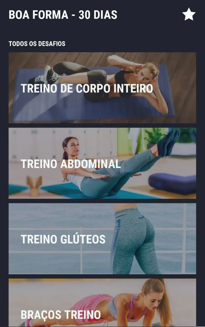Desafio 30 dias Fitness (em casa)