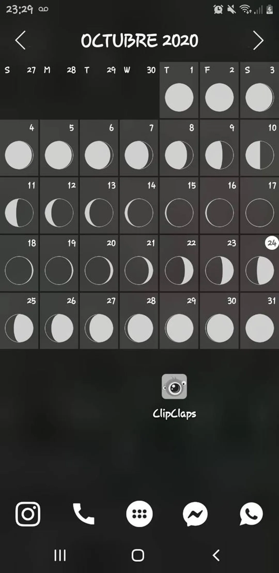 Month: Calendar Widget