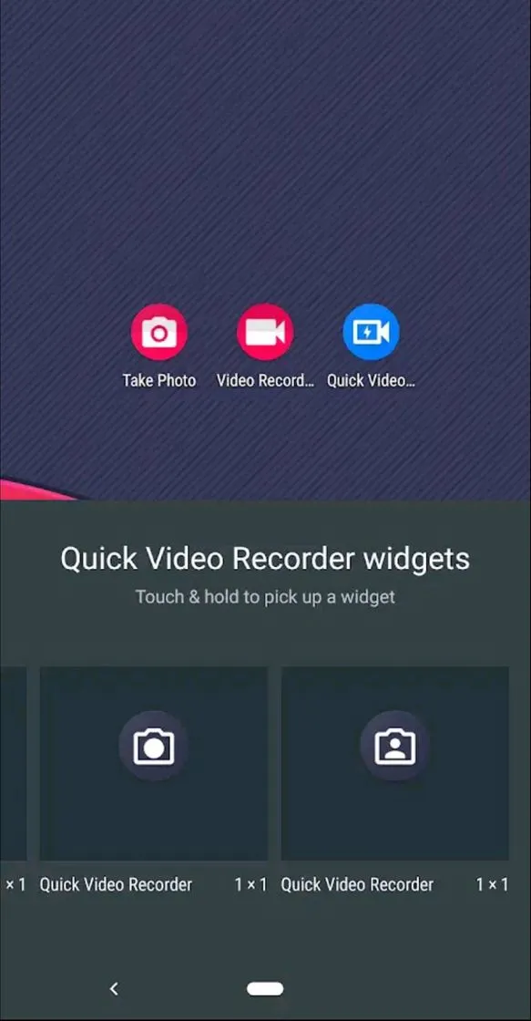 Quick Video Recorder - Background Video Recorder