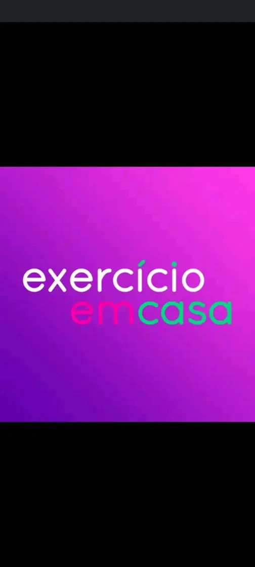 Exercício em casa
