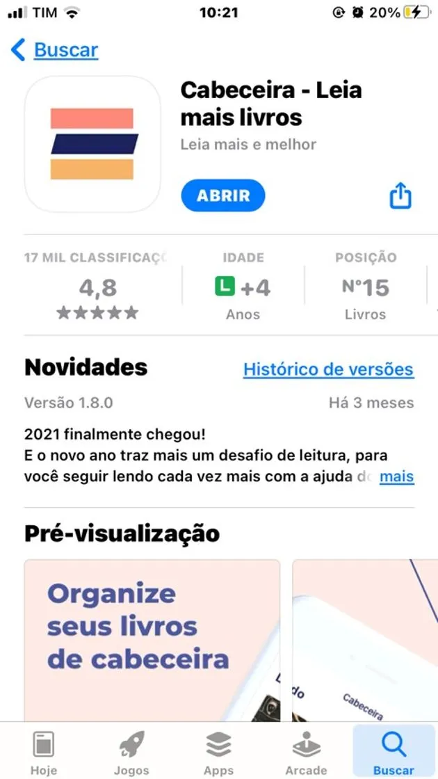 Cabeceira - Organização virtual de livros lidos e para ler!