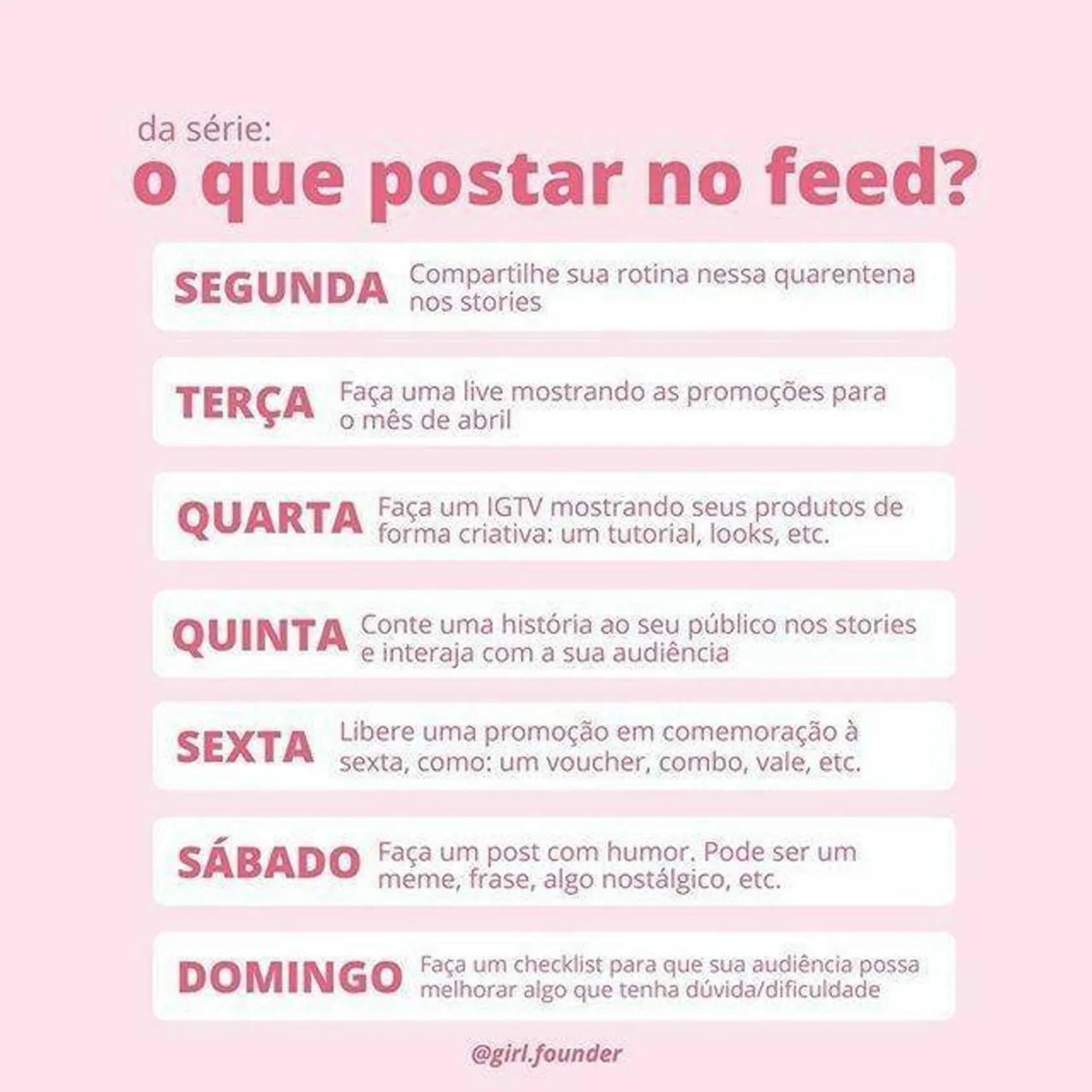 Dicas de Instagram