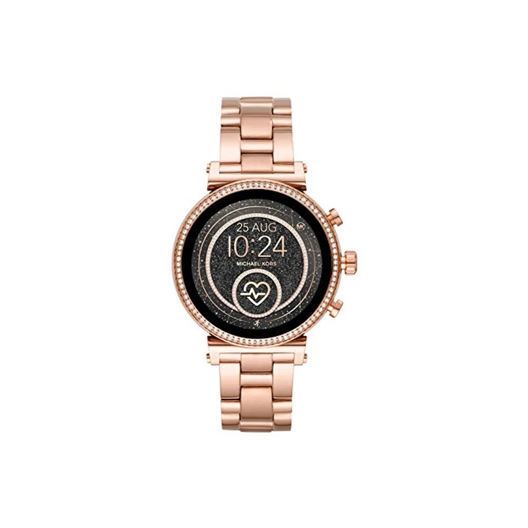 Michael Kors Reloj Analógico-Digital para Mujer Correa en Acero Inoxidable MKT5063