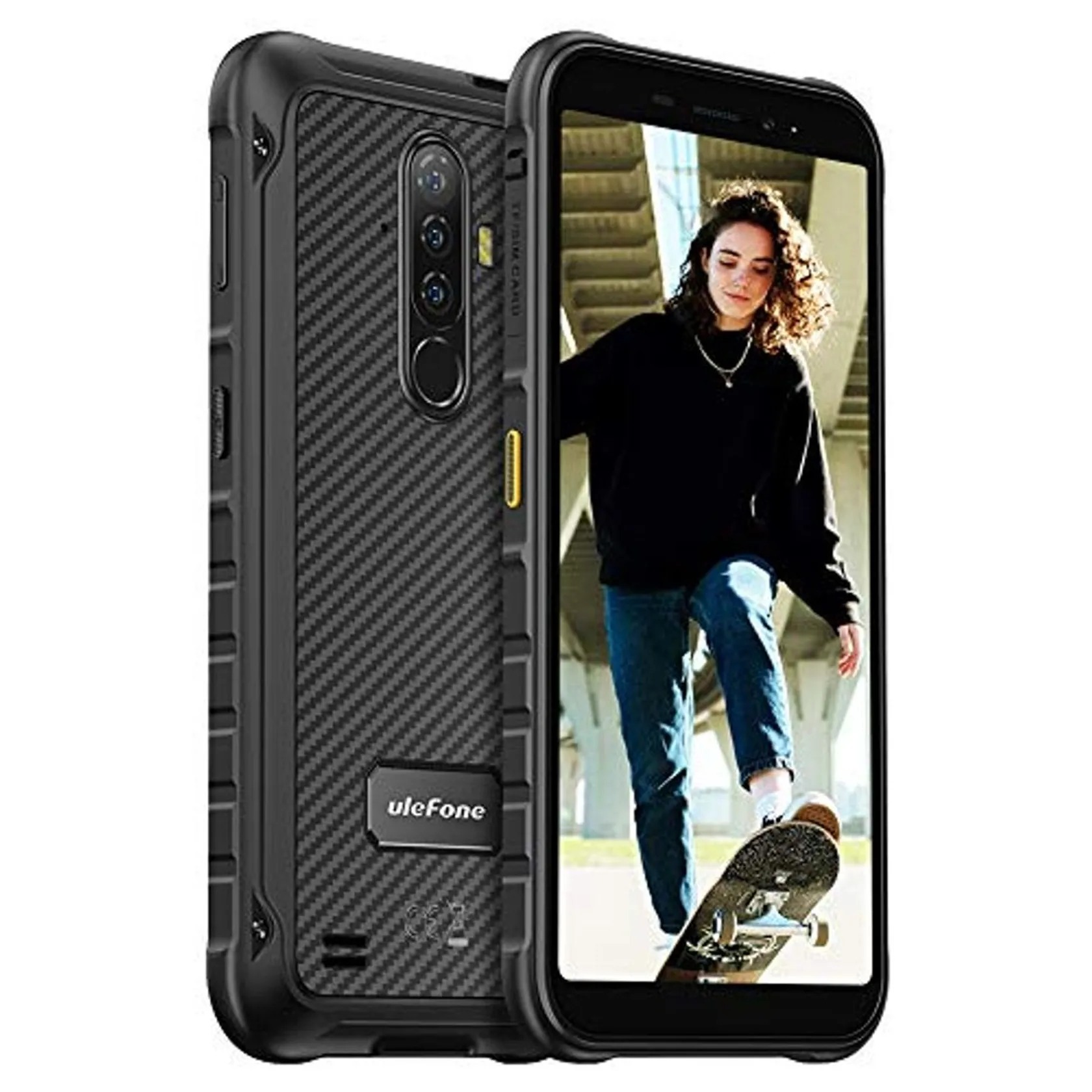Móvil Resistente 4G, Ulefone Armor X8 Octa-Core Android 10 Smartphone, 5.7" HD