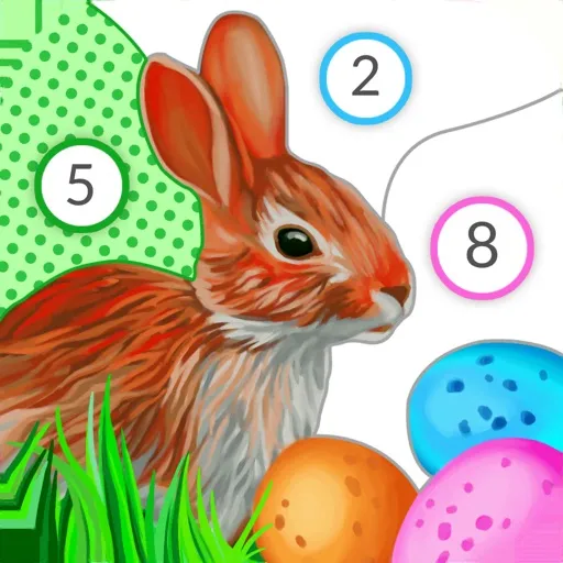 April Coloring - Oil Painting