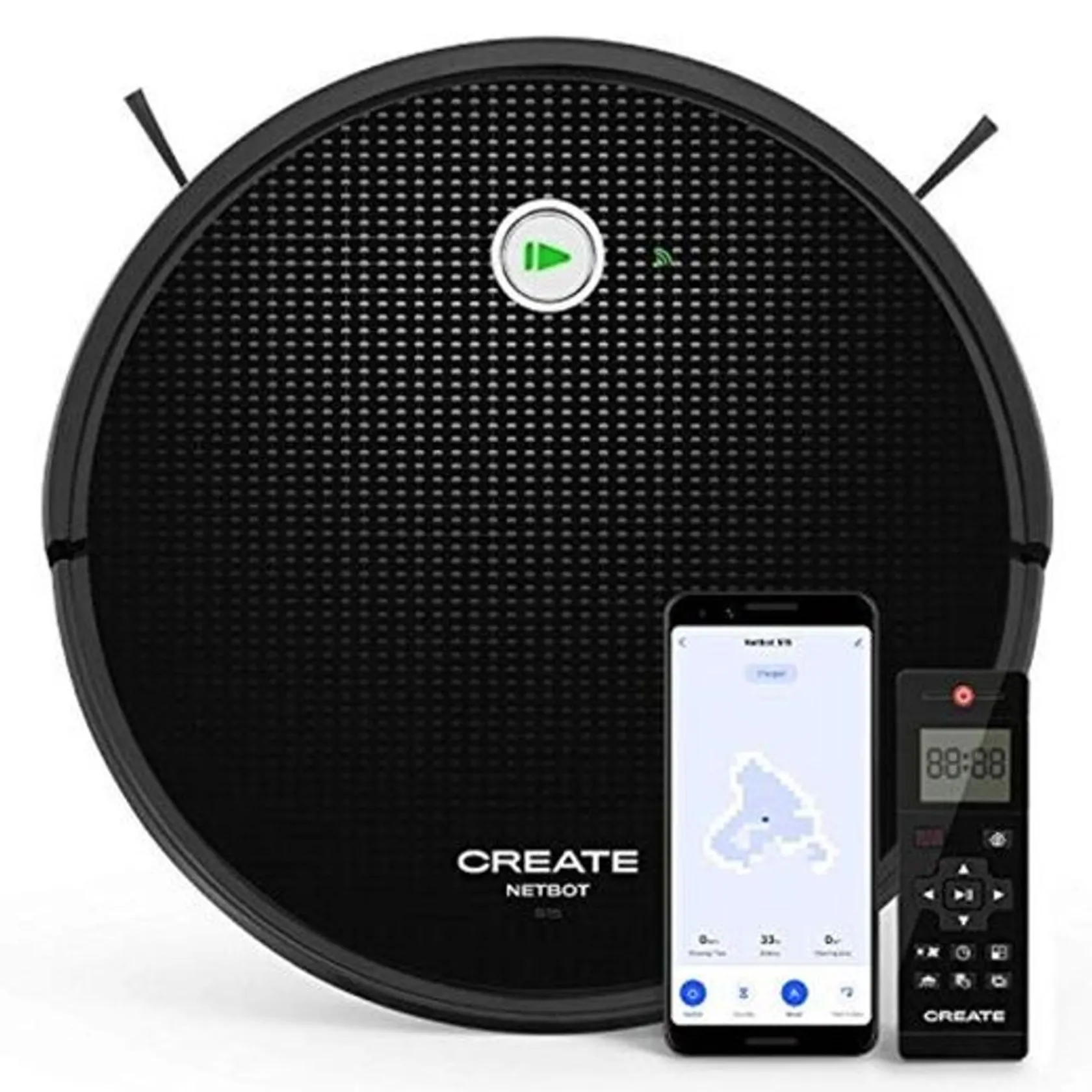 IKOHS NETBOT S15 - Robot Aspirador y Fregasuelos 4 en 1, mapeo