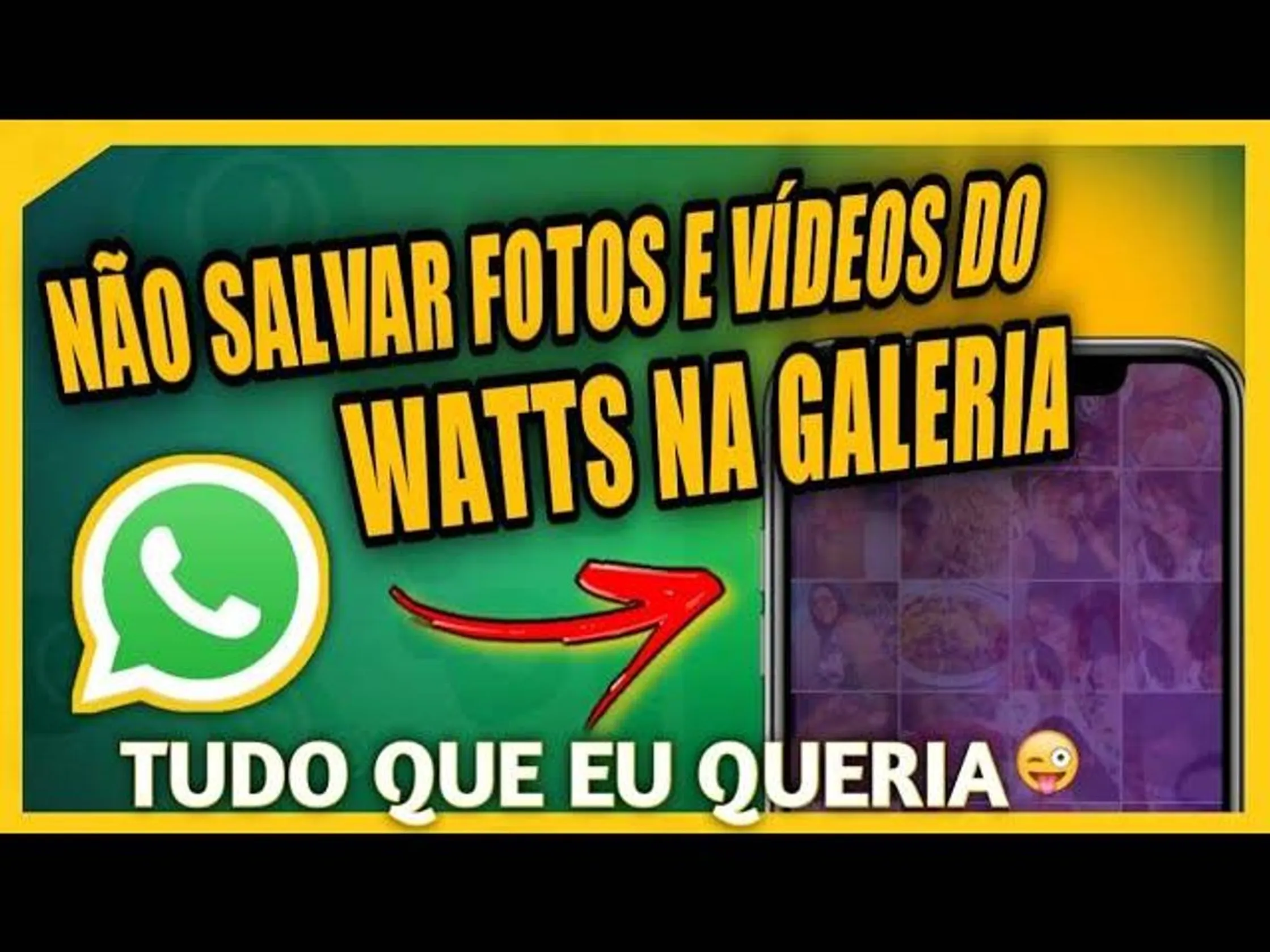 Não salve fotos do WhatsApp