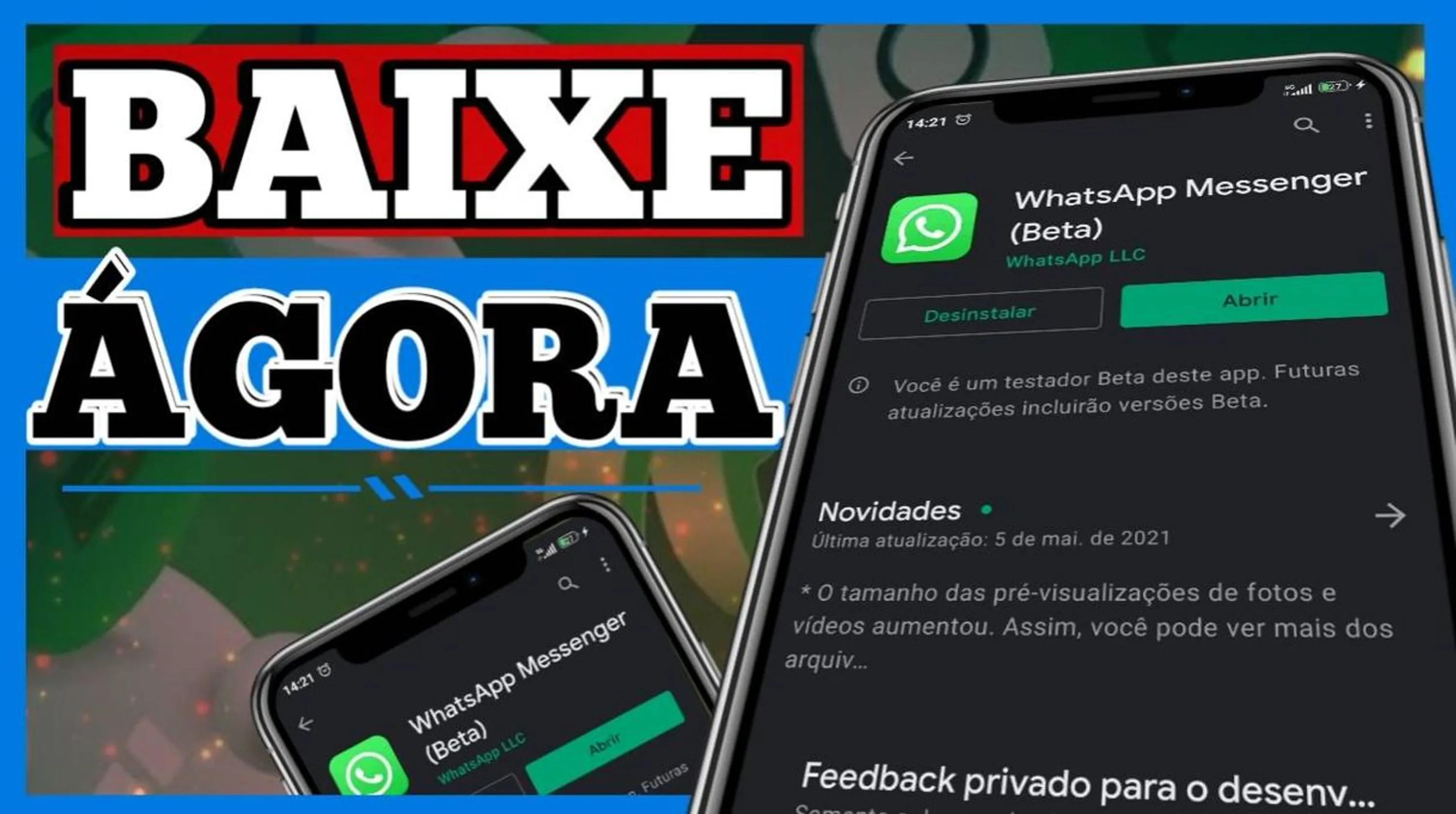 BAIXE AGORA O WHATSAPP BETA