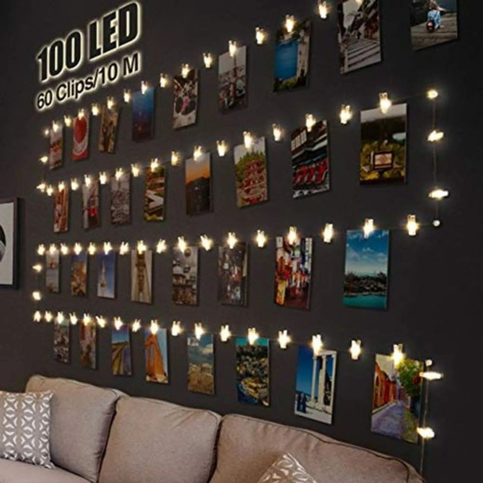 Litogo Clip Cadena de Luces LED