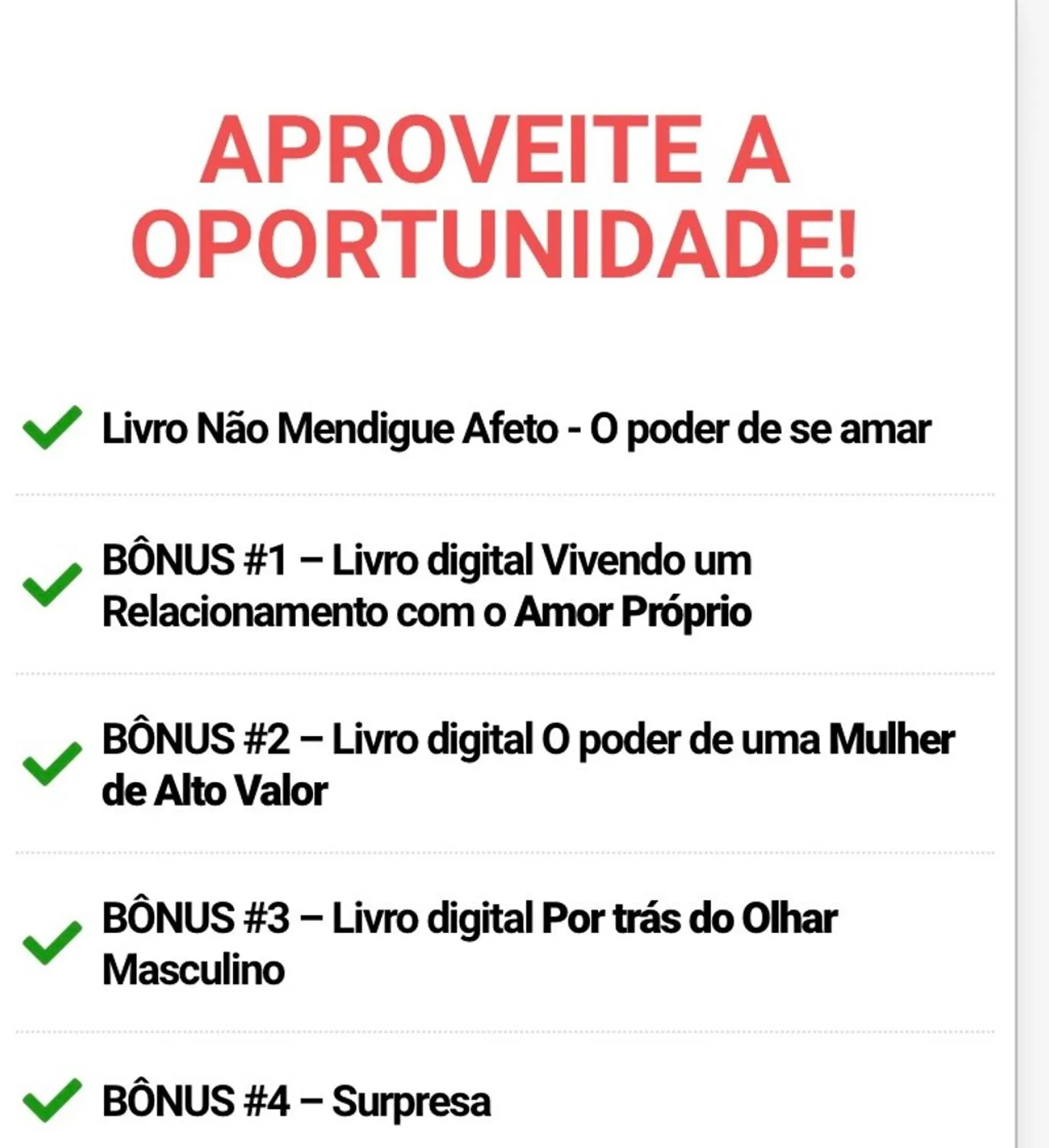 Livro "NÃO mendigue afeto!" ACESSE O LINK AGORA
