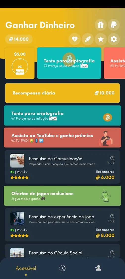 Ganhar dinheiro